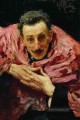 Porträt von vd ratov sm Muratow 1910 Ilya Repin